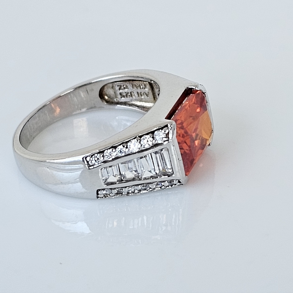 Vintage Victoria Wieck Absolute Gemstones Sterling Silver Ring Sz 8! - Picture 14 of 14
